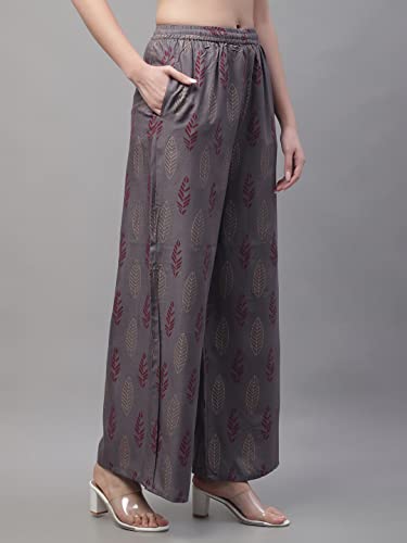 Image of Pistaa's Women's Regular Fit High Rise Palazzo