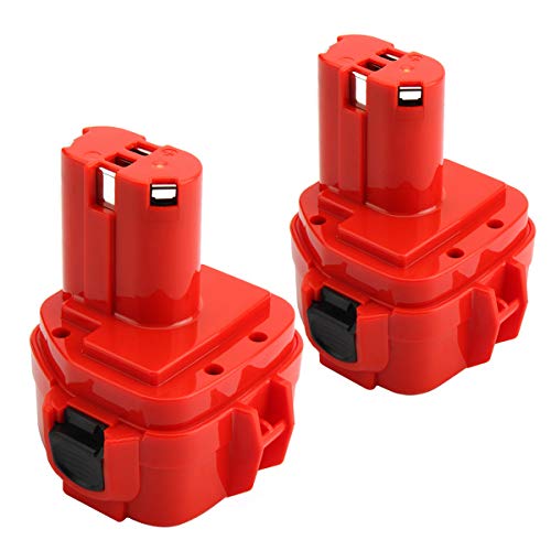 Exmate 2 Pack 12V 3500mAh Battery Replacement Ni-MH for Makita 12V 1220 1222