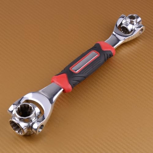 Image of 48-in-1 Tiger Wrench: 6-Point Universal Multi Socket With 360-Degree Rotating Head, Magnetic Spanner for Home and Car Repair, Torx