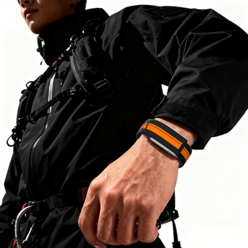 Image of omee Silicone Sport Band Compatible with Whoop 5.0 Band One, Peak and Life /MG Strap Men Women, Breathable Sport Adjustable Waterproof Replacement Wristbands Straps for Whoop 5.0 Silicone Bands