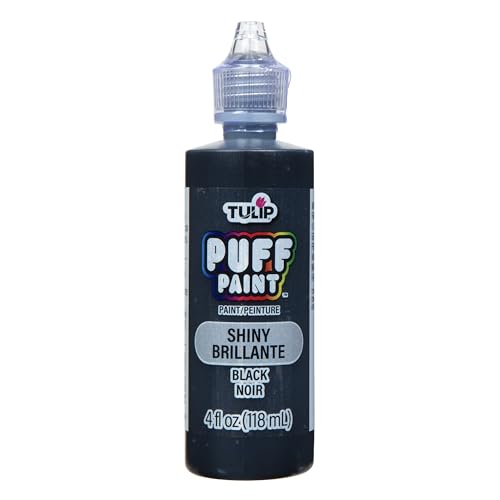 Tulip 41401 Dimensional Fabric Paint 4oz Slick Black