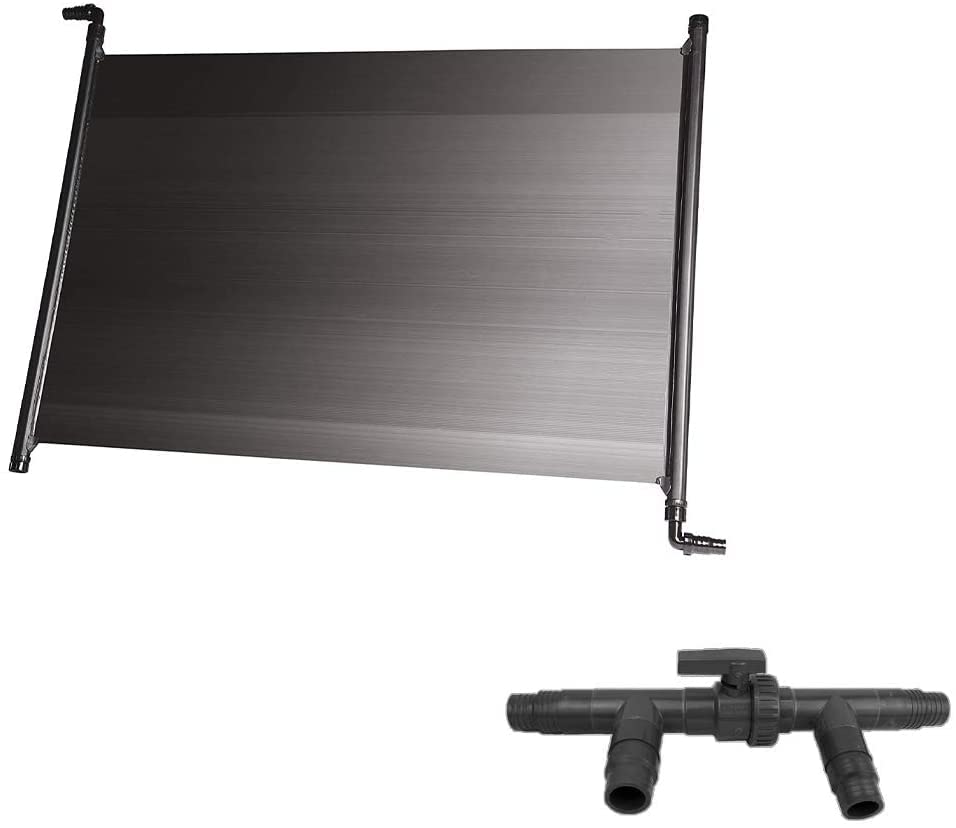 well2wellness® Pool Solarheizung Solarmatte 3,0 x 1,2 m = 3,6 m² Plus 3-Wege Solarweiche