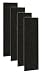 Carbon Activated Pre-Filter 4-pack for use with the germguardian FLT5000/FLT5111 HEPA Filter for AC5000 Series, Filter C