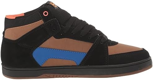 Etnies Men's MC Rap Hi Top Skate Shoe, Black/Brown, 10.5 | Image 5
