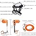 timiland Tree Climbing Spikes Set,Tree Climbing Gear with Professional Adjustable Climbing Straps and Steel Wire Core Flip Line, Rock Climbing Kit with Triple Lock Lanyard Adjuster【Set A】