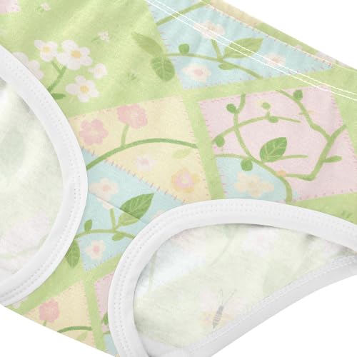 GuoChe Underwear Moisture-Wicking Panties Briefs Underwear for Girls in Sizes 2T,3T, 4T, 5T, 6Y and 8Y4