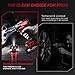 Cordless Impact Wrench1/2 Inch, 600N. M/450Ft-lbs Power Impact Gun Kit, High Torque Electric Impact Driver for Car RV Tire,LED Light,4.0Ah Battery,Car/DIY Furniture/Home,Power tools,Red Toolbox