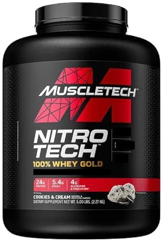 Proteínas, NITRO TECH WHEY GOLD GALLETA 5 LB