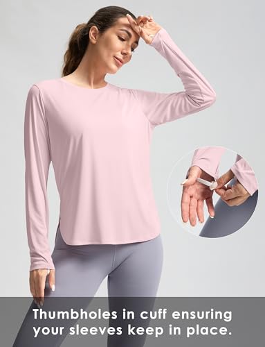 Image of Women's Sun Shirts UPF 50+ Long Sleeve UV Protection Shirt Lightweight Quick Dry Workout Hiking Tops for Women
