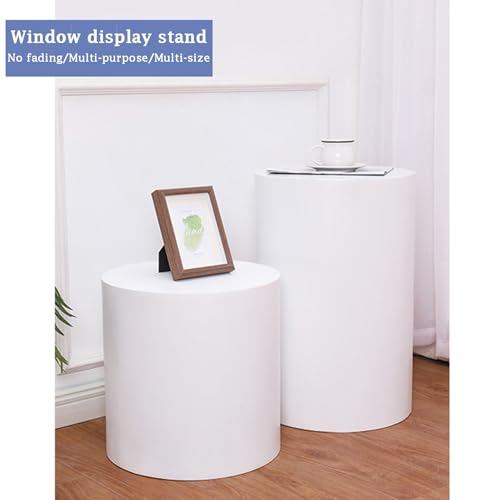 Pedestal redondo para exhibición, base para decoración de eventos, mostrador redondo para estudio de fotografía, plataforma para exhibición de accesorios de boda, exhibición de maquetas, tienda de ro
