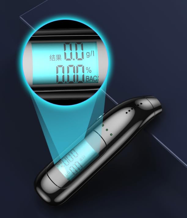 Etilometro Portatile Professionale - Alcol Test Senza Boccaglio Con Display LCD - Foto 14