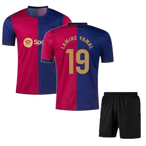 Image of Sports Baarce Football Home Jersey with Shorts 2024 /25 (Kid's, Boy's& Men)