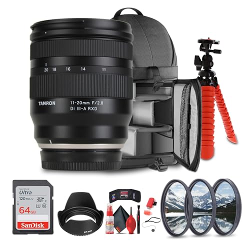 Tamron 11-20mm f/2.8 Di III-A RXD Lens for FUJIFILM X: Ultra-Wide, Constant f/2.8 Aperture, Auto Focus, Robust, fujifilm x Mount
