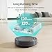 Lefant M210 Pro Robot Vacuum, Slim Quiet, 3 Adjustable Suction Levels, 6 Modes, Robot Vacuum Cleaner for Pet Hair, Hard Floors & Low Carpets, Self-Charging, WiFi/App/Alexa Control, Gray
