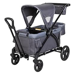 Baby Trend Expedition 2-in-1 Stroller Wagon Plus, Ultra Grey