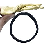 Super Soft Interchangeable Nylon Headbands Black Interchangeable Headbands for Bows, High Stretchy, 15pcs