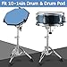 Youeon Snare Drum Stand with Drum Sticks Holder, Double Braced Tripod Snare Stand Fit for 10 to 14 Inch Snare Drum, Drum Pad, Adjustable Height 14.5 to 23 Inches for Drum Beginners, Lightweight