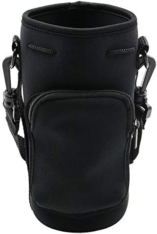 Wommty 20/32/40Oz Neoprene Insulated Water Drink Bottle Cooler Carrier Cover Sleeve Tote Bag with Carrying Handle and Adjustable Shoulder Strap for Climbing Cycling and Running Outdoor Activities