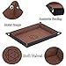 KISLANE Dice Tray 8 Pieces Folding Rectangle Dice Storage, Felt Dice Tray Holder for DND, RPG, MTG and Other Board Games (Rectangle)