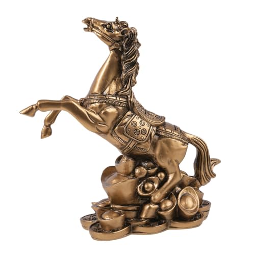 lachineuse – Glückspferd-Figur – Feng Shui-Reiterstatuette –...
