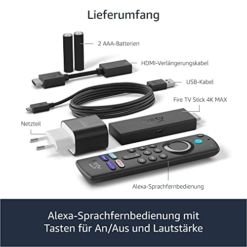Fire TV Stick 4K Max, Zertifiziert und generalüberholt mit Wi-Fi 6 und Alexa-Sprachfernbedienung (mit TV-Steuerungstasten) – Bild 5