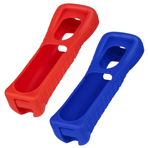 Xiqidianr 2 Packs Silicone Skin Case Cover With Wrist Strap For Nintendo Wii Remote Controller thumb #2
