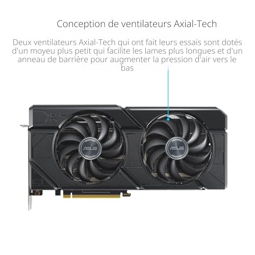 ASUS DUAL RX7700 XT OC, PCIe4, 12GB DDR6, HDMI, 3 DP, 2599MHz Clock, Overclocked - 4