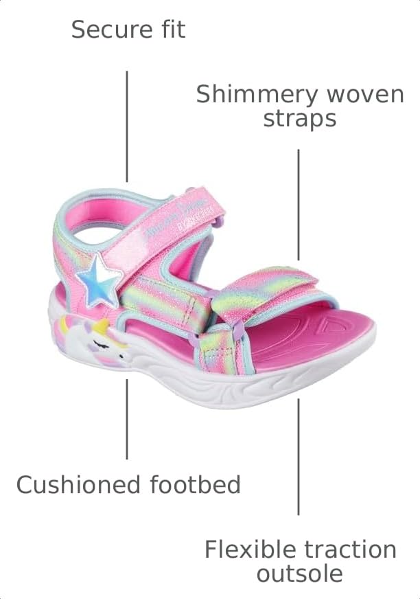 Image of Skechers Girls' Unicorn Dreams Light Up