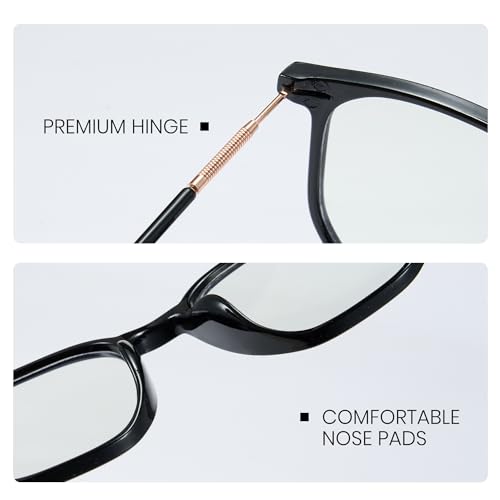 Image of Cyxus Photochromic Blue Light Glasses for Men Women Computer Glasses UV Protection Glasses 8255