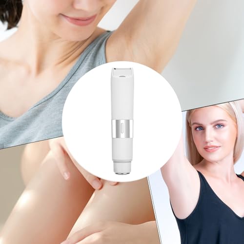 Épilation sans douleur avec le rasoir électrique rechargeable étanche femme