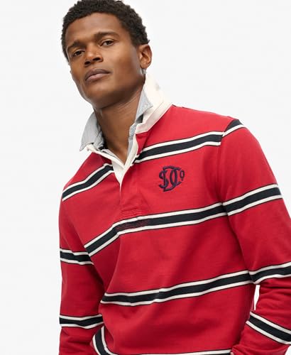 Polo rugby rayé Superdry Vintage Athletic - vue 3