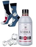 soxo Premium Socken Herren Whiskey Geschenke Männer Lustige Geschenk Socks Men Baumwolle 40-45 Vodka 1 Paar