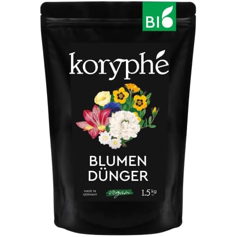 Koryphé Blumendünger 1,5kg I biologischer & veganer Pflanzendünger Cover
