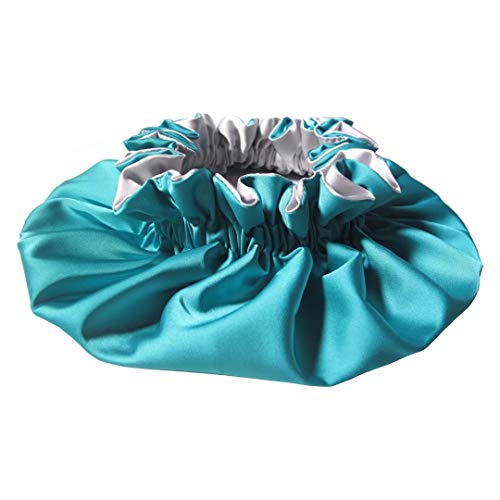 Image of AKISS Baby Infant Newborn Toddler Satin Silk Hair Bonnet for Baby Girl Boy Sleeping Kids Cap Hat