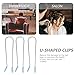 SHERCHPRY 20pcs U-shaped Hot Roller Clips Replacement for Hair Styling Wire Clips for Secure Curling Hairdressing Tool for Waves and Retro Suitable for All Hair Types