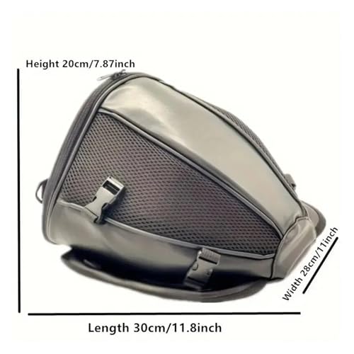 Dnhqknoaf Sac De Réservoir Sacoche Arrière De Moto, Sacoche De Selle De Sport, Sacoche Arrière Latérale pour Moto, Scooter Sac Selle