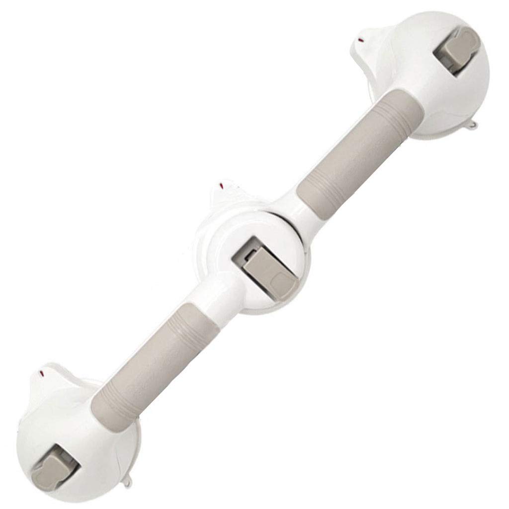 Fkxsxaz Silver Bathroom Grab Bars Handle For Bathtub Toilet,Strong Sucker No Punching Child Old Man Non-Slip Safety Double Knot Lengthen (Color : )