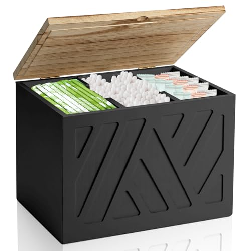 MROUEN Tampon Holder for Bathroom, Feminine Product Organizer, Pad...