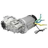 YC Yier 60V 3000W Electric Brushless DC Motor Kit 5000RPM with Differential Gearbox, 12:1,Rear Axle Motor for Golf Carts, Go Karts, ATVs, Quads, Buggy, 4 Wheelers, Tricycle, Electric Vehicles DIY