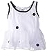 Little Lass Baby Girls' Daisy Embroidered Tulle Skimmer Set