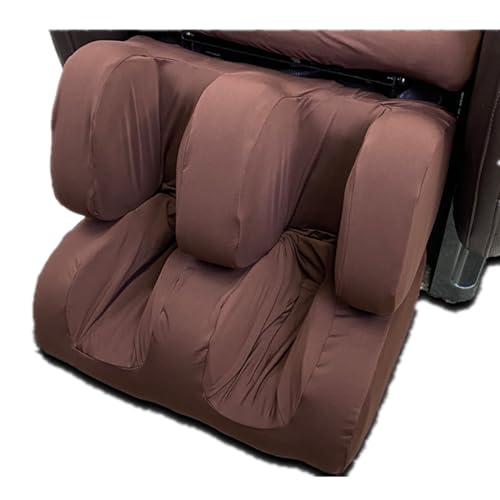 Massage Chair Cover - Full Body Shiatsu Massage Chair Dust Protection Covers, Zero Gravity Recliner Chair Covers Washable Stretch Fabric Universal Massage Chair Slipcovers,Brown,Foot