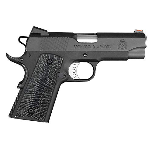 Cool Hand 1911 G10 Grips, Screw Included, Compact/Officer, Sunburst Texture, With Ambi Safety Cut, Gun Metal, H2-J6-5 #TOP6