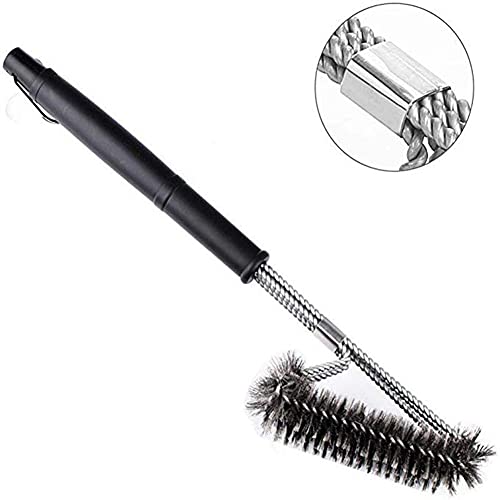 Ovengrill reinigingsborstel roestvrij stalen grill borstel drie-kop grill reinigingsborstel draad borstel voor… - Image 8