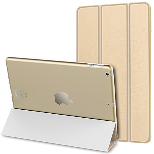 JETech iPad Air Case, Case Cover for Apple iPad Air 2013 Model Lightweight with Stand and Auto Wake/Sleep (Gold) - 0469C