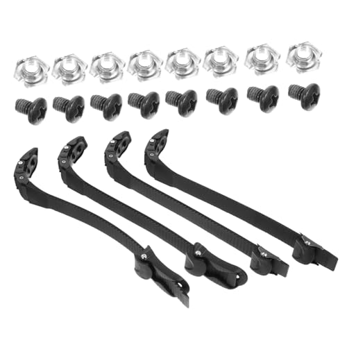 BCOATH Adjustable Skate Buckle Strap for Roller Skates Stable Fix Replacement Belt with Screws Easy Install Inline Skating Accessories for Men and Women
