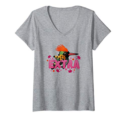 Womens Tufted Coquette is EXTRA V-Neck T-Shirt