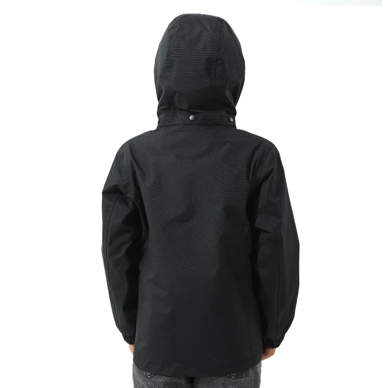 Image of Girls Boys Rain Jackets, Lightweight Waterproof Kids Rain Coats with Hood Windbreakers for Kids