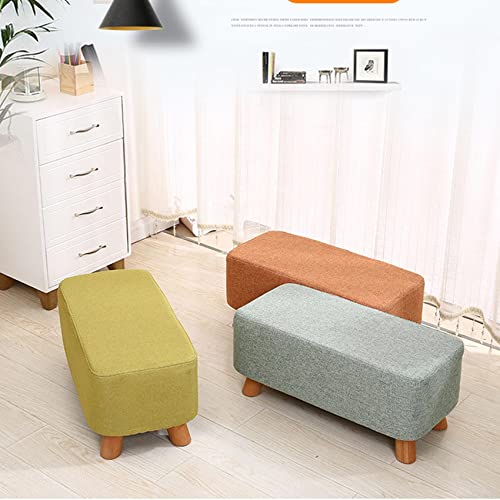 Tabouret à Chaussures en Lin et Hêtre Massif Finition Premium - 5