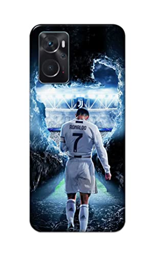 Image of Printed Hard Back Cover Case for Oppo K10 4G Back Cover (Footbal Legend) -1302