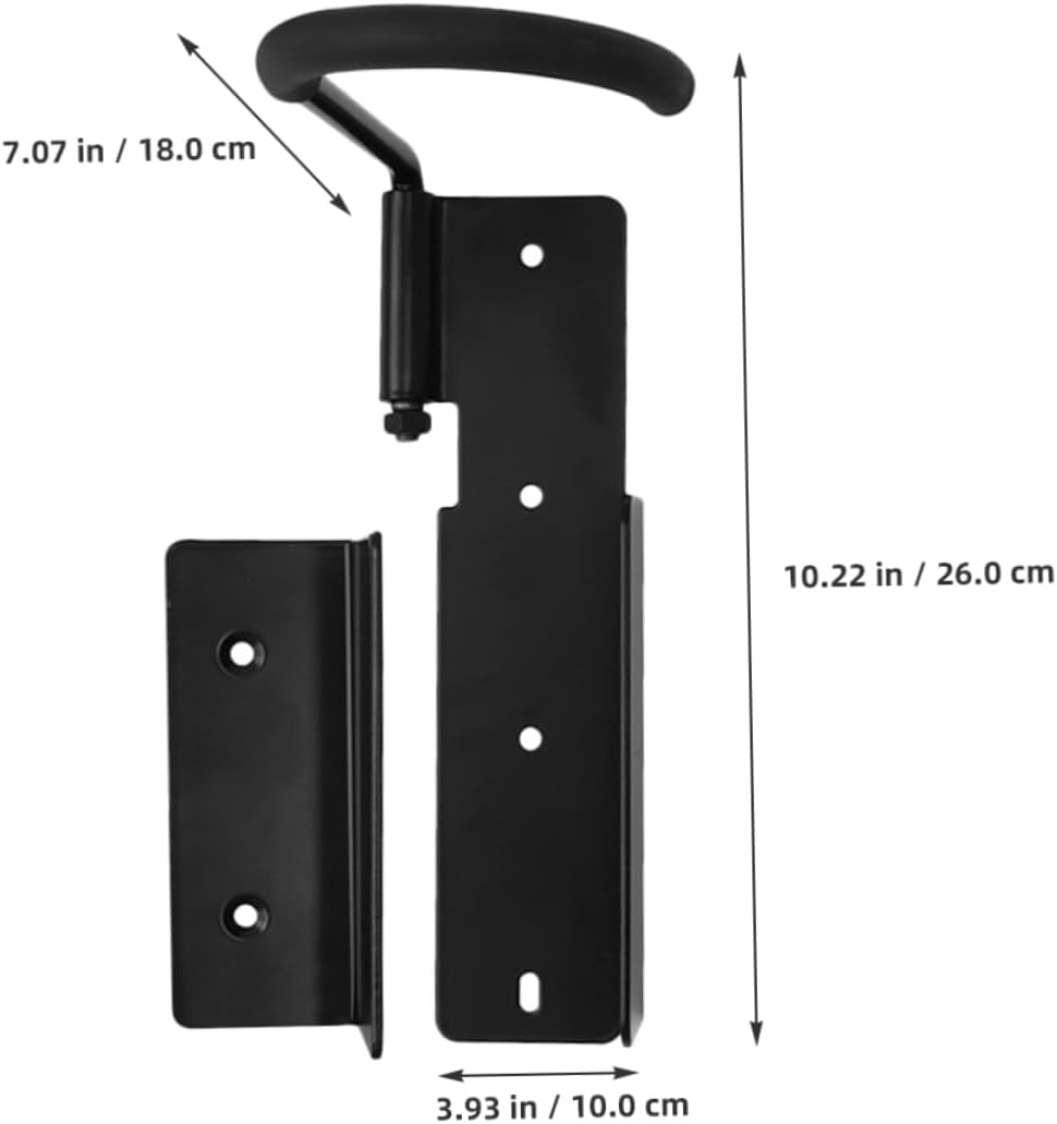 jojofuny 2sets Wall Mount Bike Hanger Rack for Garage Space-Saving Bracket Expansion Screws Design to Protect Your Bike Frame